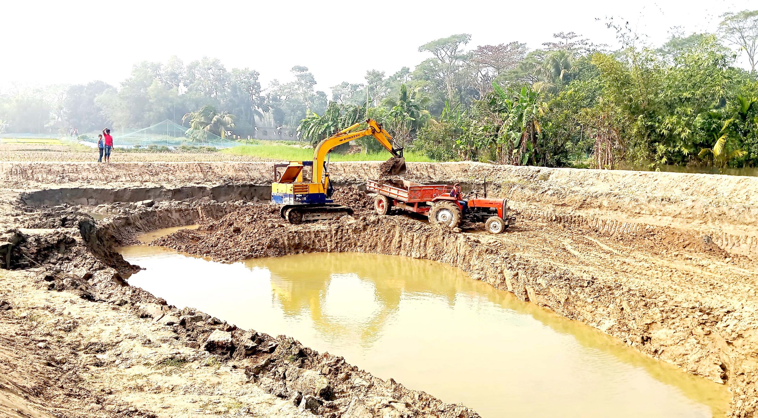 নাঙ্গলকোটে কৃষি জমিতে মাটি কাটার মহোৎসব