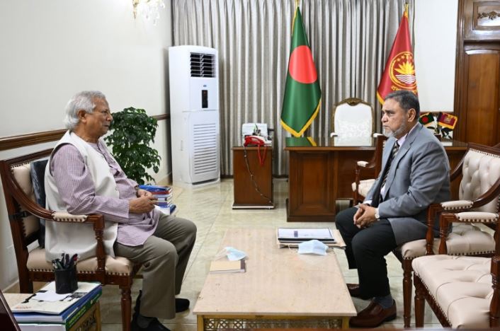 প্রধান উপদেষ্টার সঙ্গে সিইসির বৈঠক প্রধান উপদেষ্টার সঙ্গে সিইসির বৈঠক