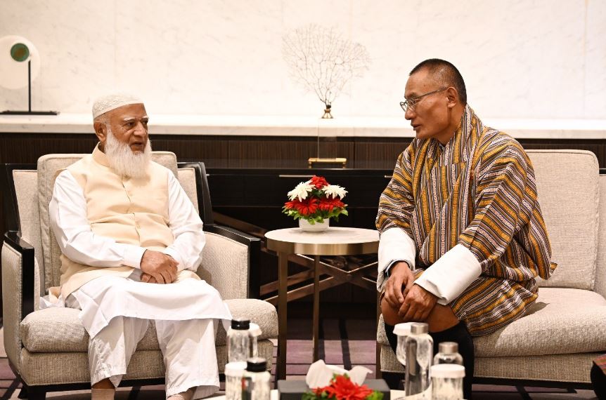 ভুটানের প্রধানমন্ত্রীর সাথে জামায়াতের আমিরের বৈঠক